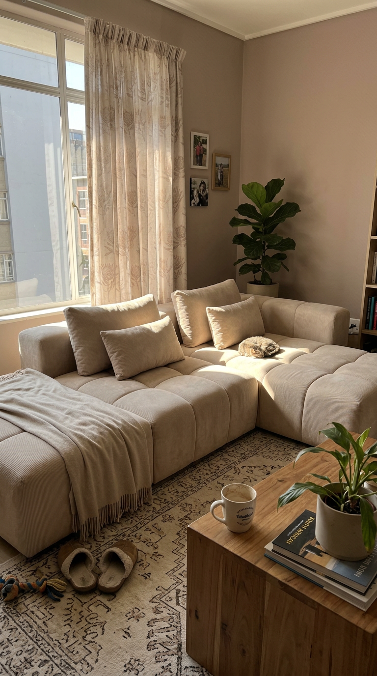 Zara sofa in a CloudHaus styled image